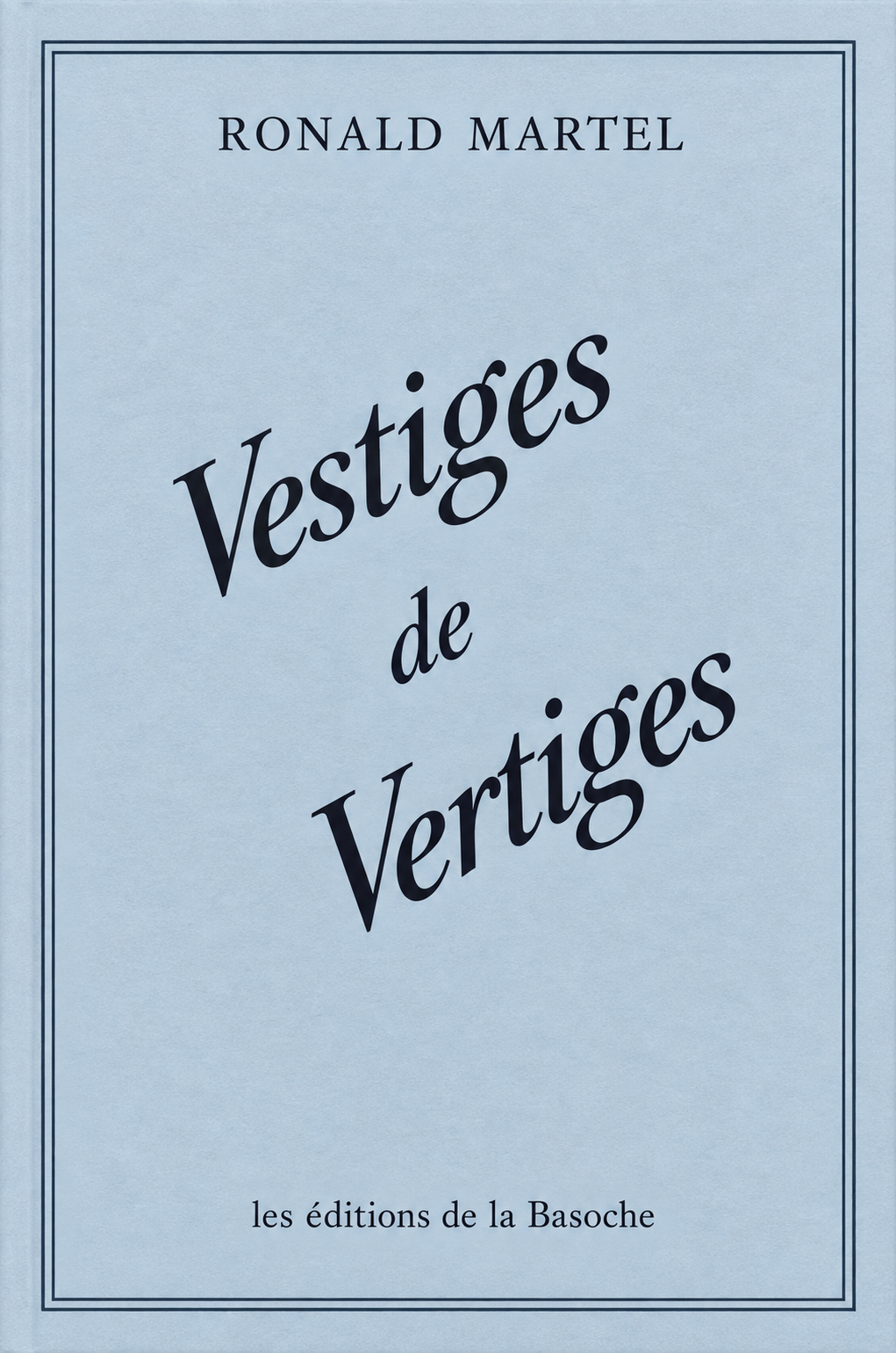 Couverture du livre Vestiges de Vertiges